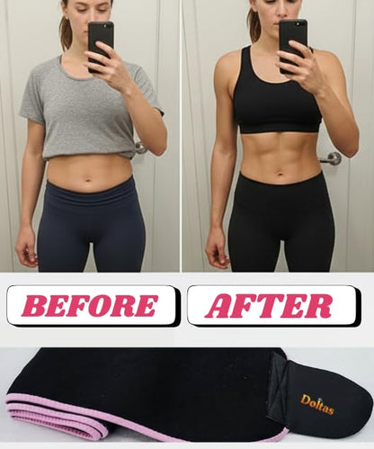 Adjustable Waist Trimmer Belt for Men & Women | Premium Sweat Belt for Workout, Gym, Running & Daily Fitness Support - product photo 7