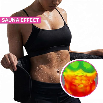 Adjustable Waist Trimmer Belt for Men & Women | Premium Sweat Belt for Workout, Gym, Running & Daily Fitness Support - product photo 10